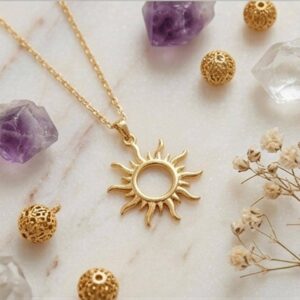 Celestial Sunburst Necklace
