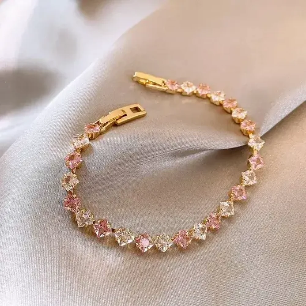 Pink Crystal Bracelet